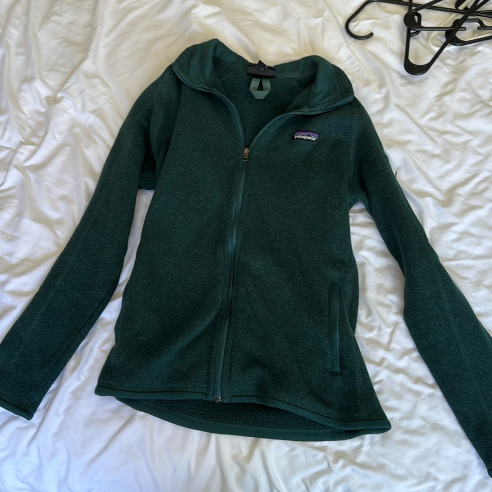 Hunter Green Zip Jacket